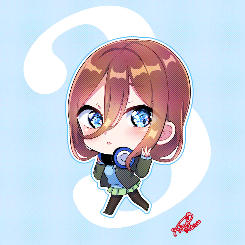 nakano miku (go-toubun no hanayome) drawn by rinne_(mizunosato)