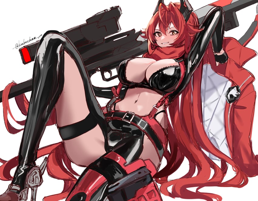 red hood (goddess of victory: nikke) drawn by chikabe