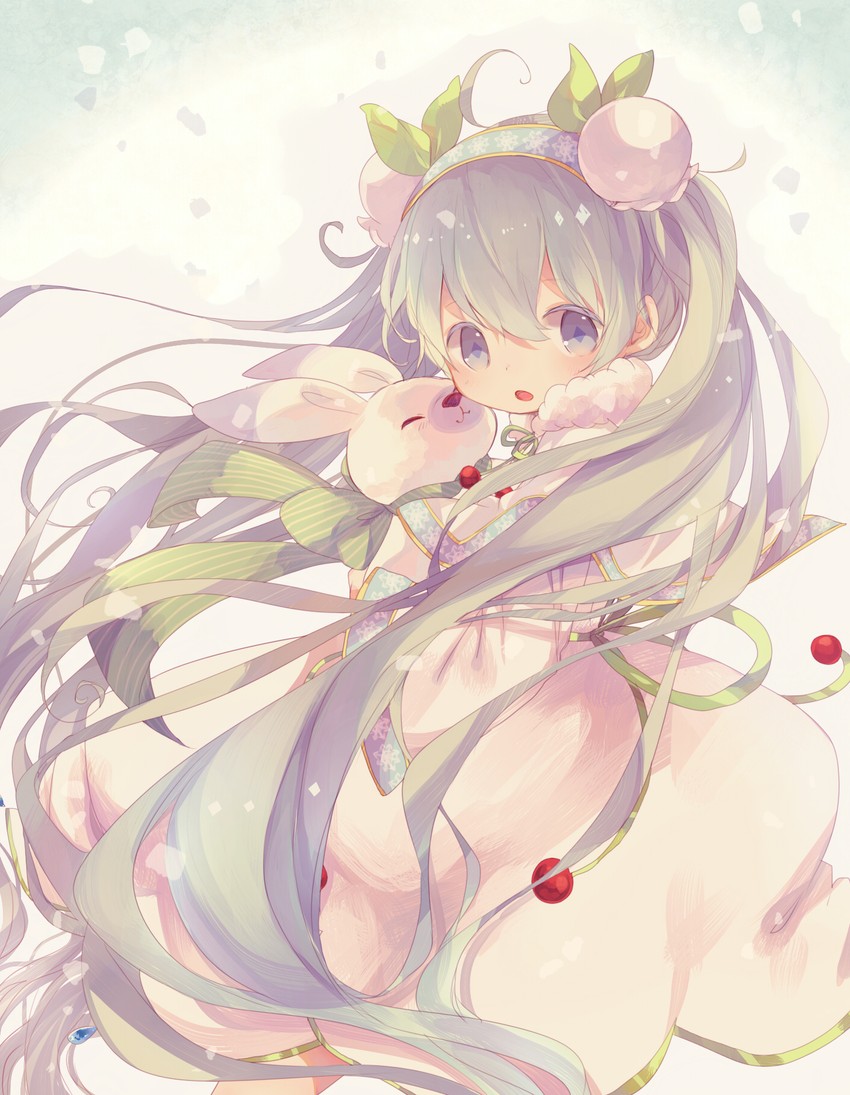 hatsune miku, yuki miku, and rabbit yukine (vocaloid) drawn by coco_(hinatacoco)