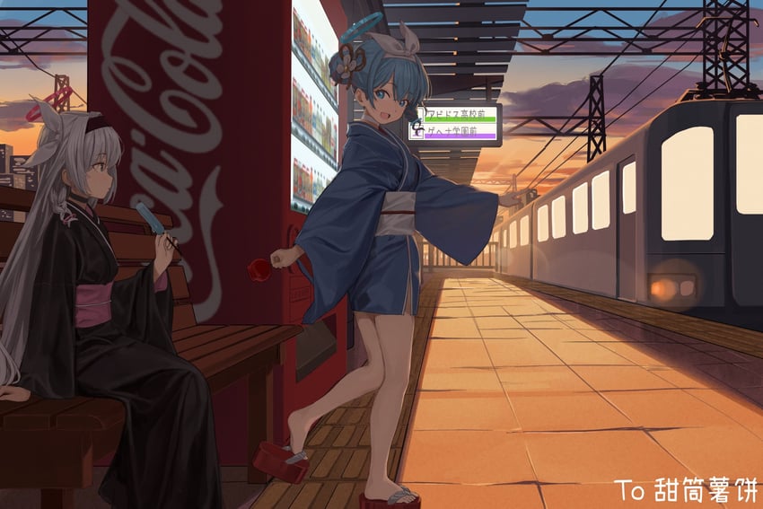 arona and plana (blue archive) drawn by naruto_maki_(naruto05)