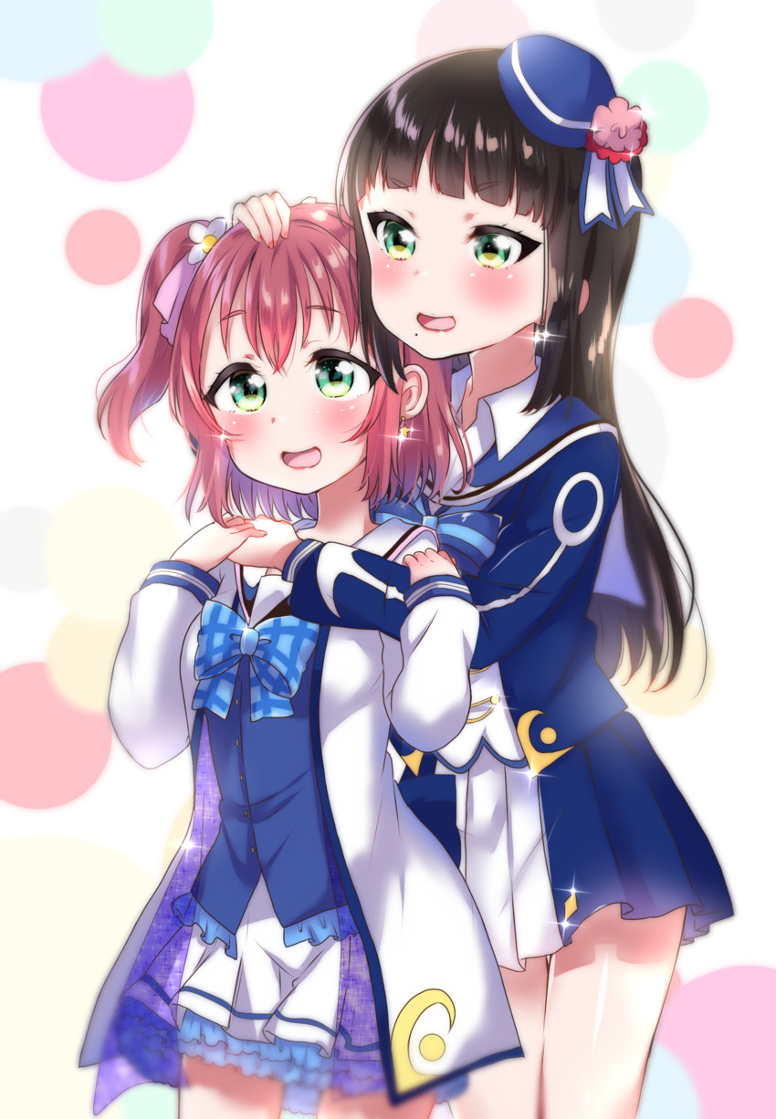 kurosawa dia and kurosawa ruby (love live! and 1 more) drawn by rinne_(mizunosato)
