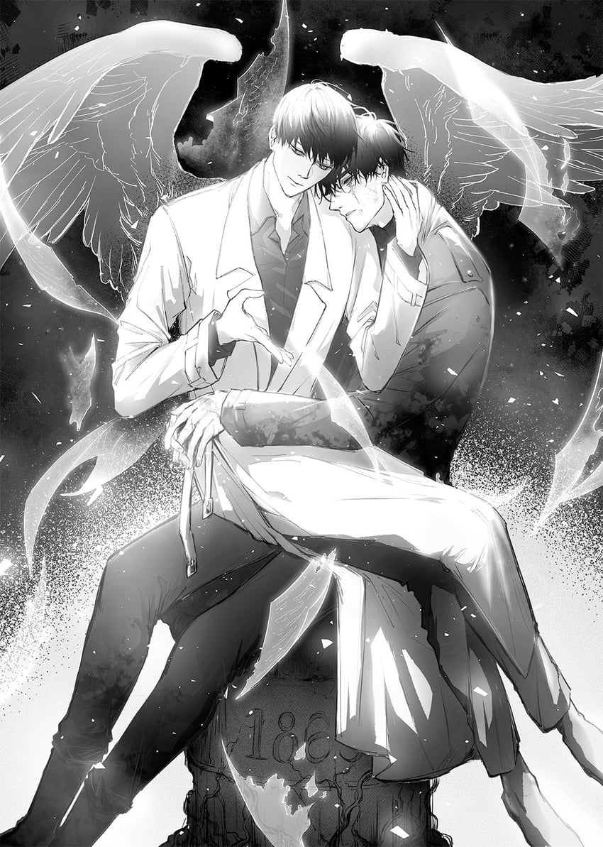 kim dokja and yoo joonghyuk (omniscient reader's viewpoint) drawn by raya_(000_unseen)