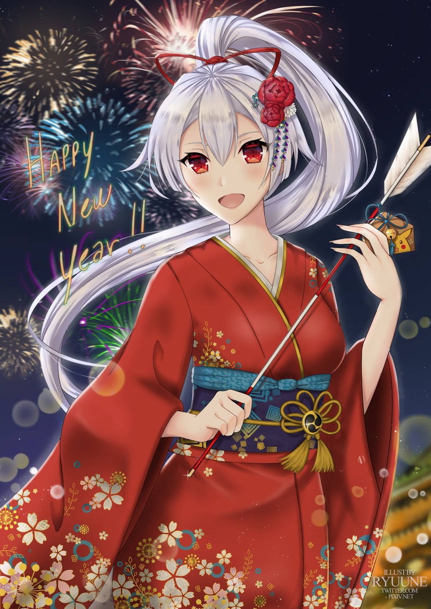 pikachu and tomoe gozen (fate and 3 more) drawn by ryuuneart