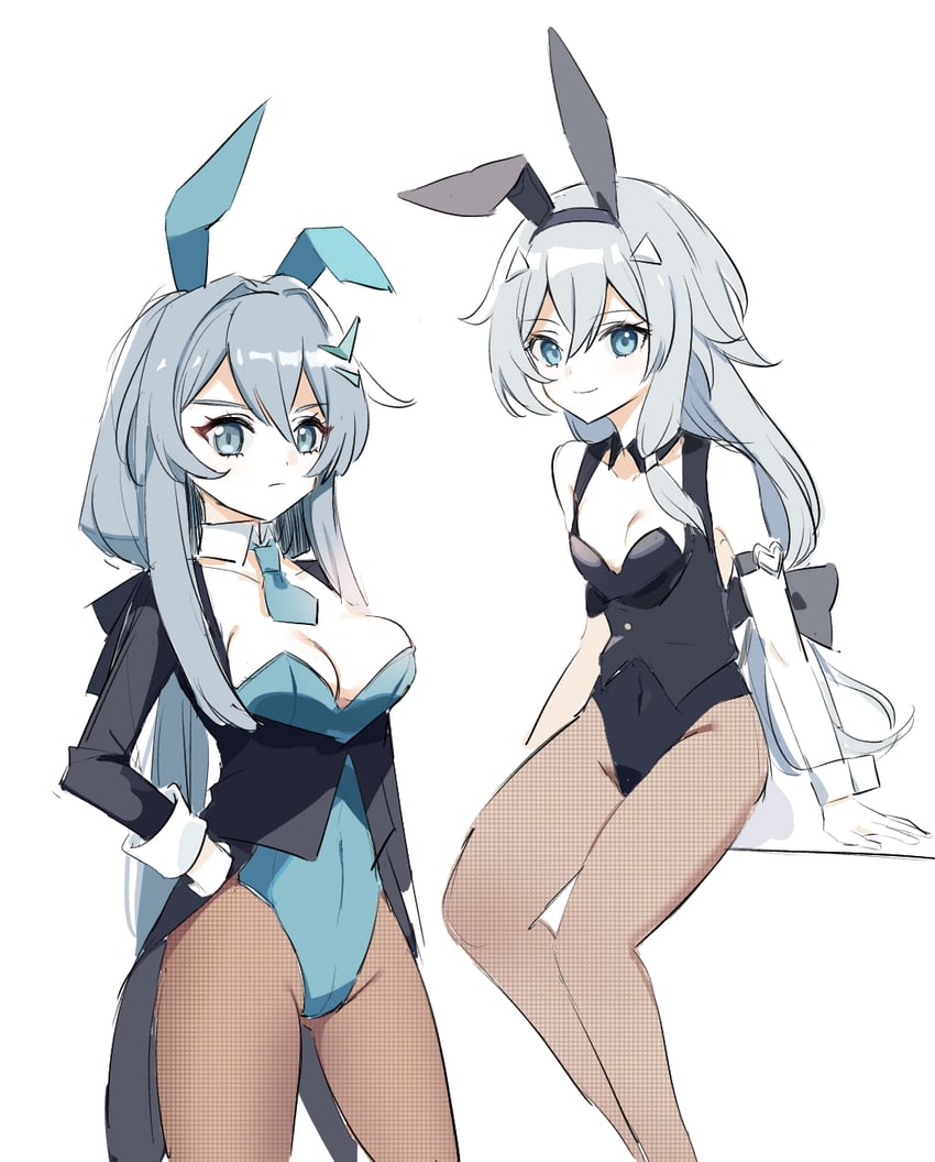 fu hua and cheng lixue (honkai and 1 more) drawn by macaroni_0101