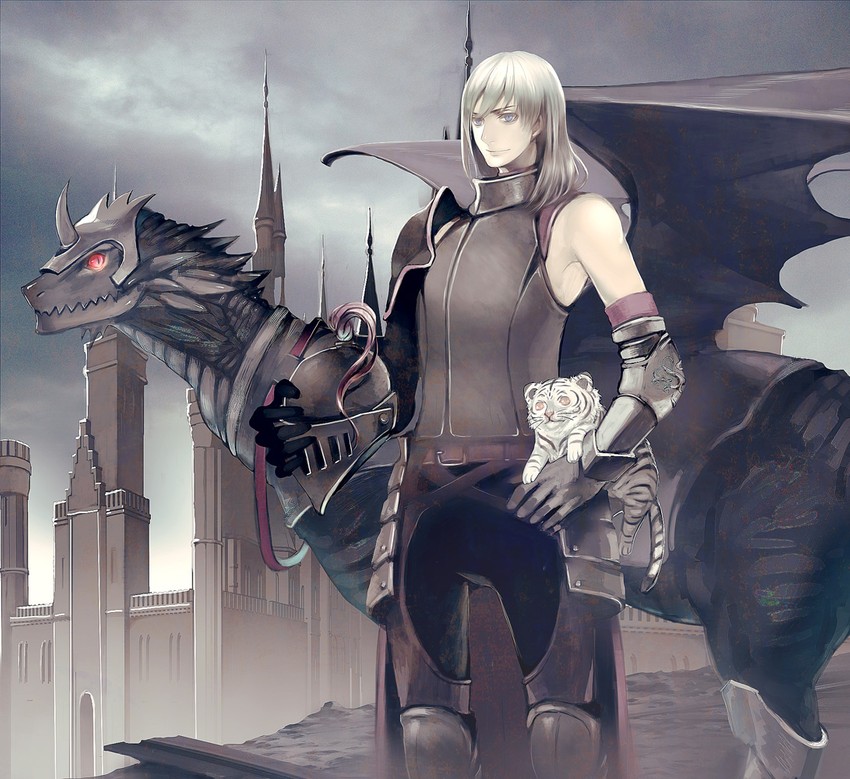 kitty blanche and adalbert (pixiv fantasia and 1 more) drawn by nicole_pmonachi
