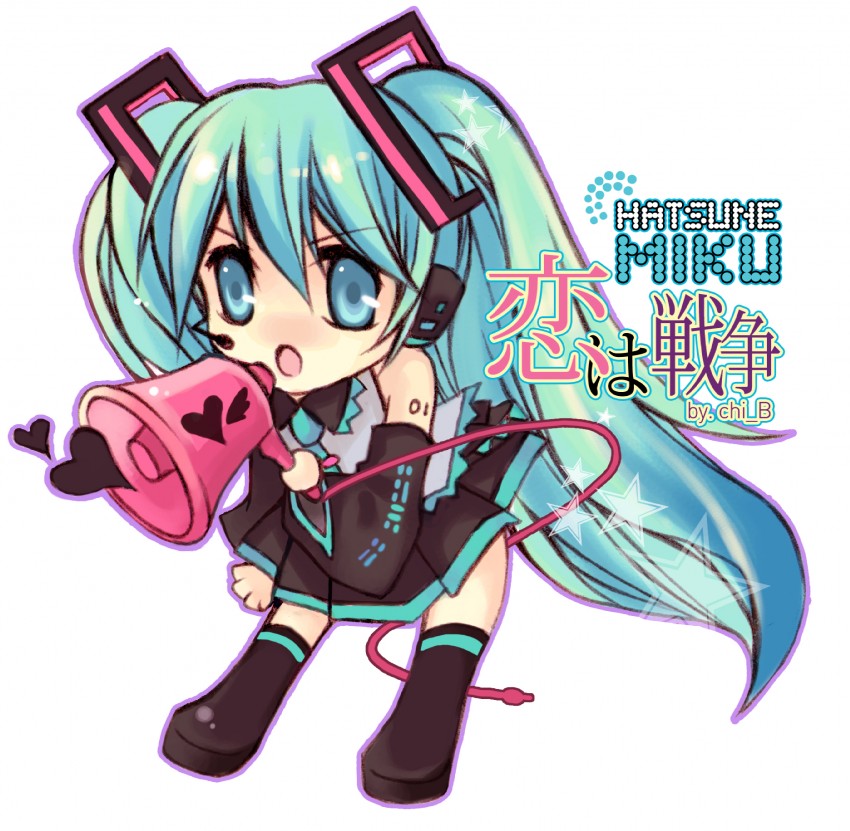 hatsune miku (vocaloid and 1 more) drawn by yan_(chinoame)