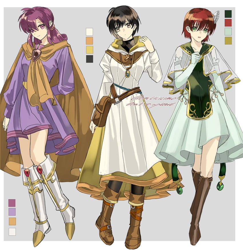priscilla and laura (fire emblem and 2 more) drawn by omlililimo