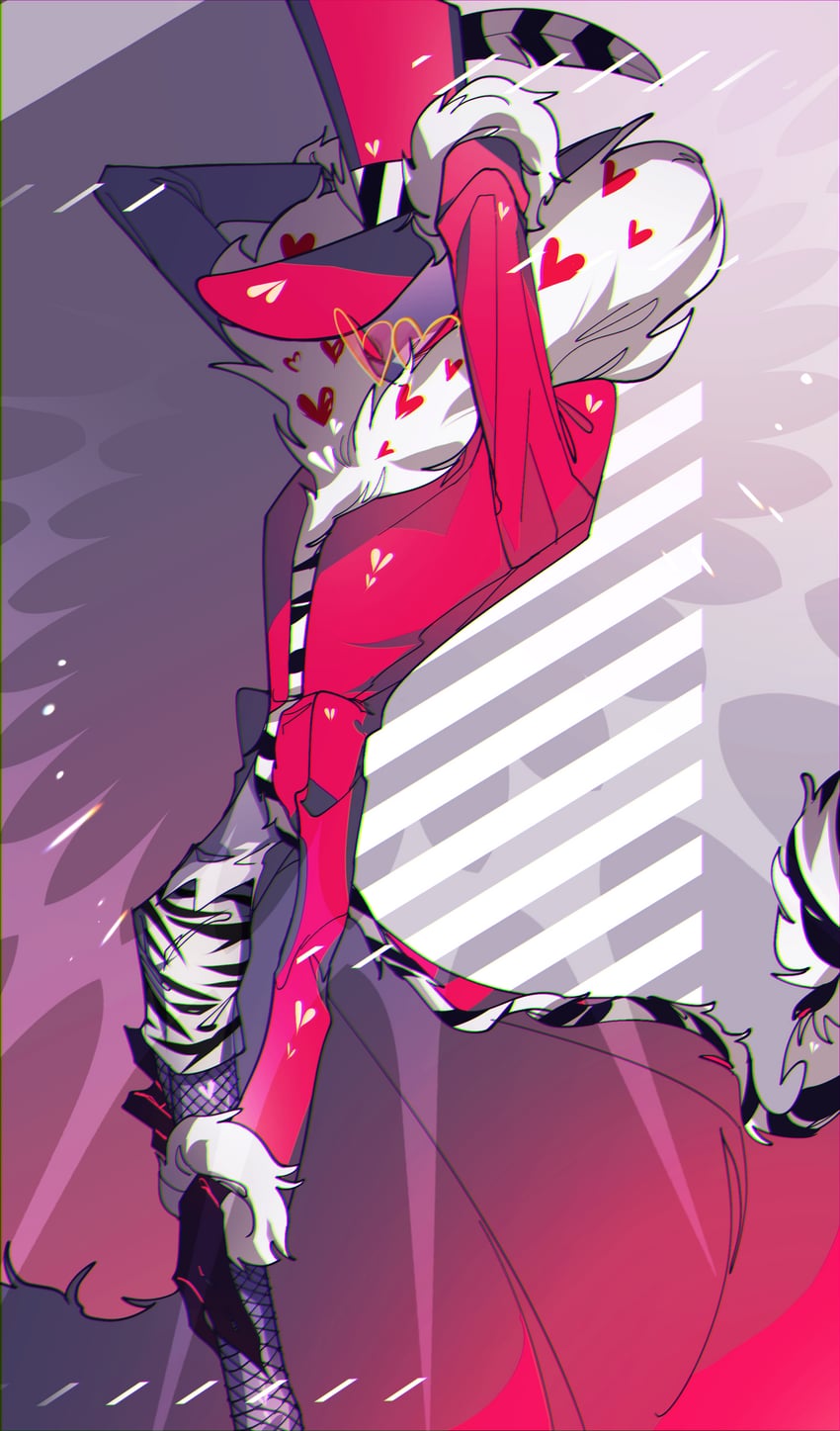 valentino (hazbin hotel) drawn by ama0805