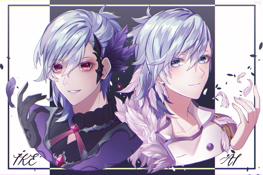 mikaze ai (uta no prince-sama and 1 more) drawn by hasu_(selisa)