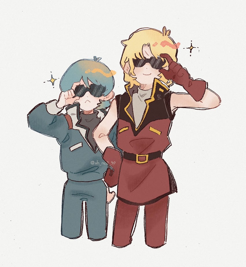 kamille bidan and quattro bajeena (gundam and 1 more) drawn by sh_no2_39
