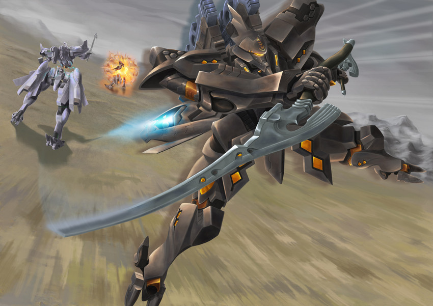 type 00 takemikazuchi, shirogane takeru, and rafale (muv-luv and 2 more) drawn by jubey
