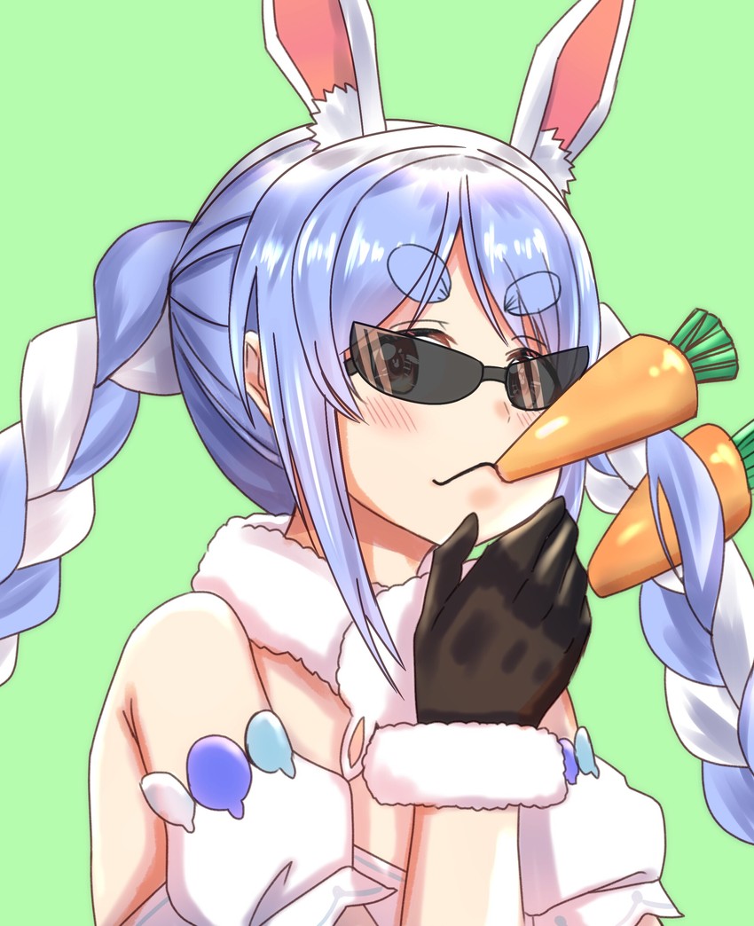 usada pekora and don-chan (hololive) drawn by nootomo