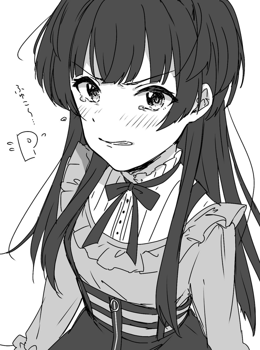 producer, mayuzumi fuyuko, and p-head producer (idolmaster and 1 more) drawn by pachiko