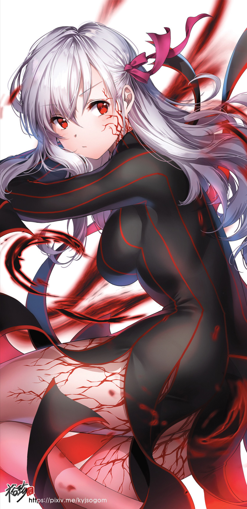 matou sakura and dark sakura (fate and 2 more) drawn by kyjsogom