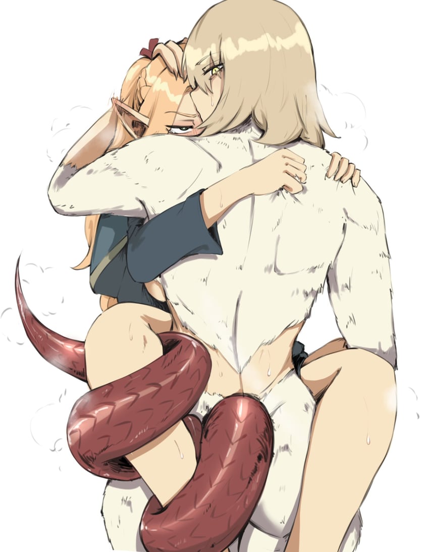 marcille donato and falin touden (dungeon meshi) drawn by evaleen_d