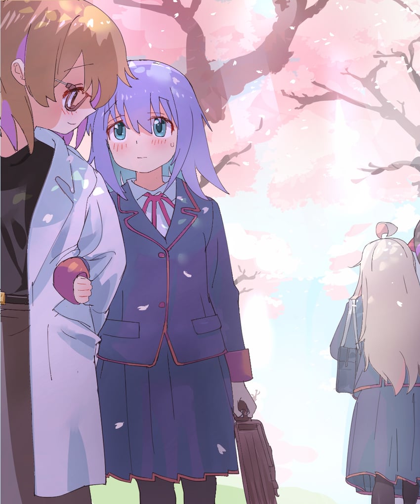 oyama mahiro, oyama mihari, tenkawa nayuta, and azuma chitose (onii-chan wa oshimai!) drawn by kyarahiba
