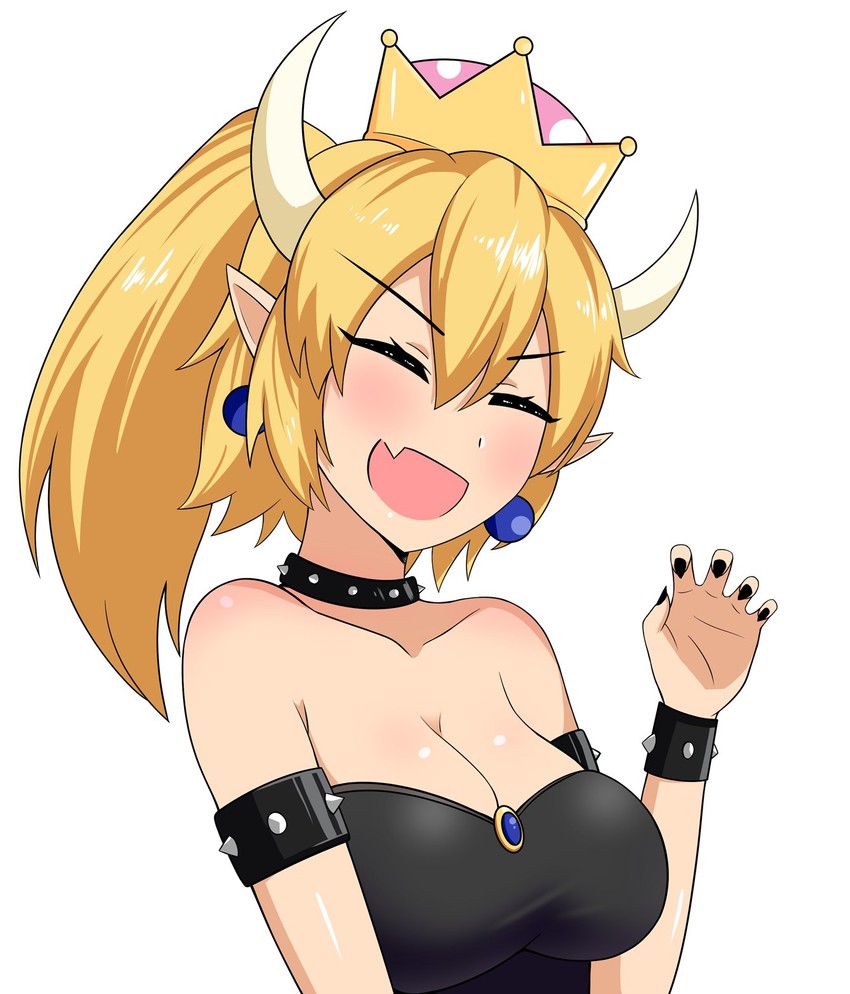 bowsette (mario and 1 more) drawn by the_only_shoe