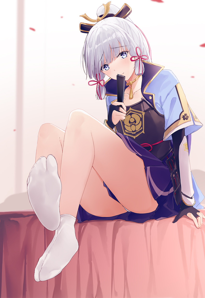 kamisato ayaka (genshin impact) drawn by kou_futoshi