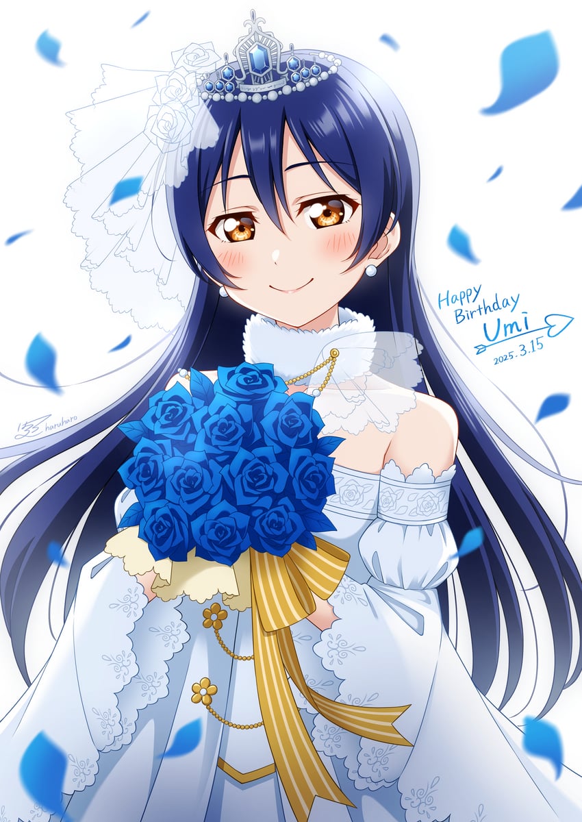 sonoda umi (love live! and 2 more) drawn by haruharo_(haruharo_7315)