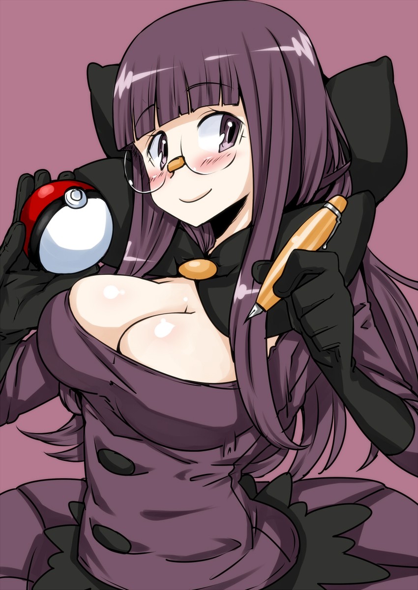 shauntal (pokemon and 1 more) drawn by komusou_(jinrikisha)