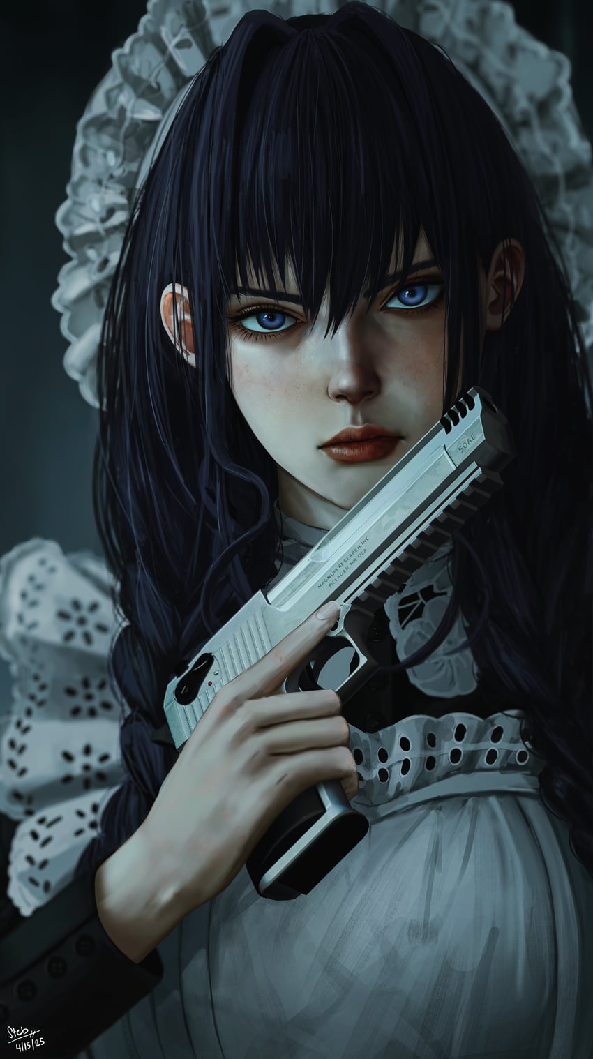 ouro kronii (hololive and 1 more) drawn by steb