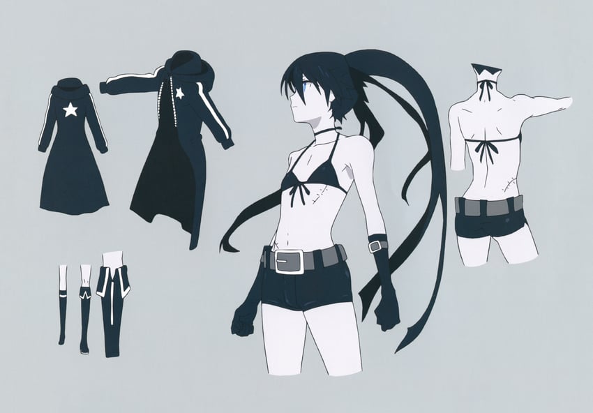 black rock shooter (black rock shooter) drawn by matsuo_yuusuke