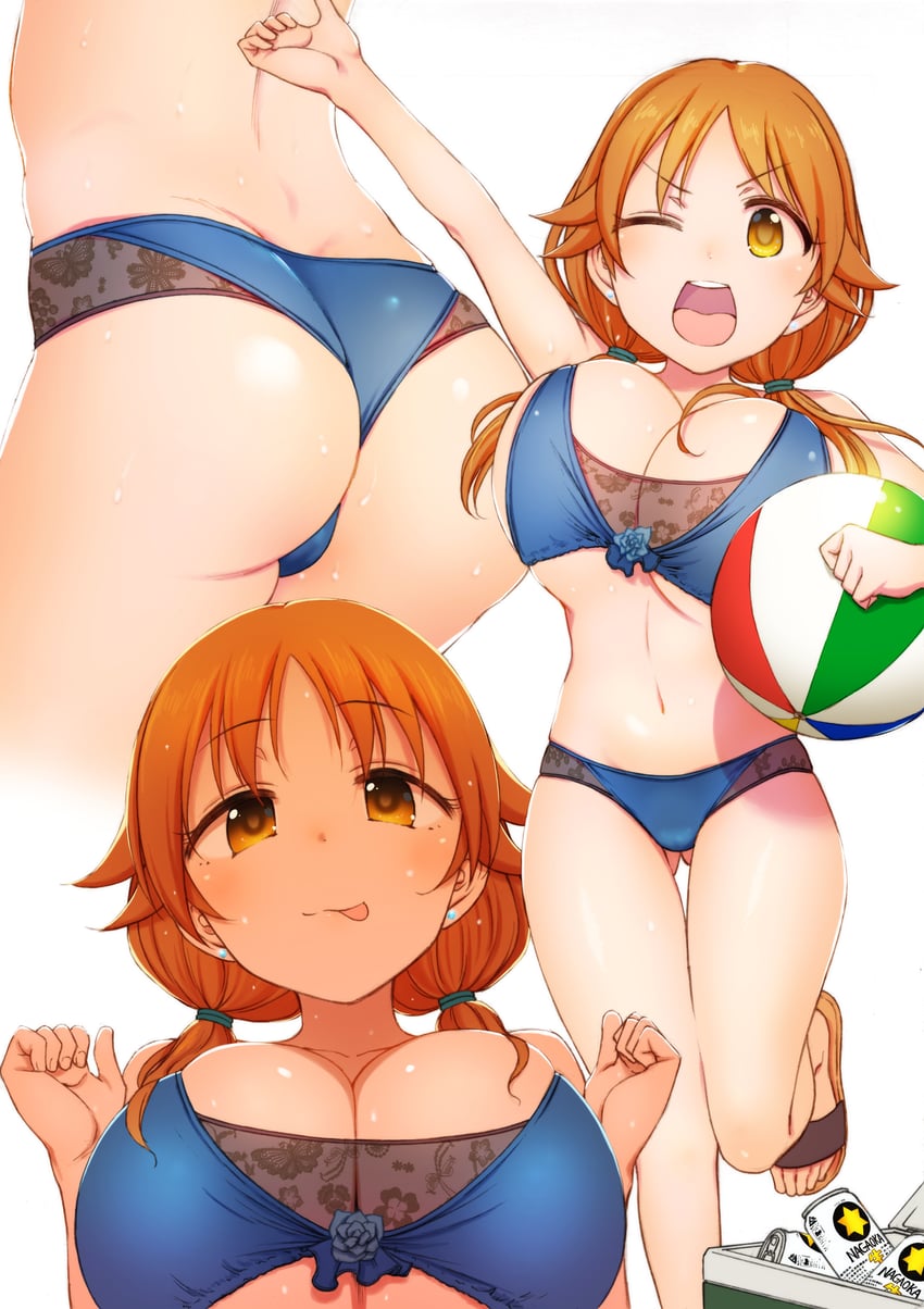 katagiri sanae (idolmaster and 1 more) drawn by marder_drei