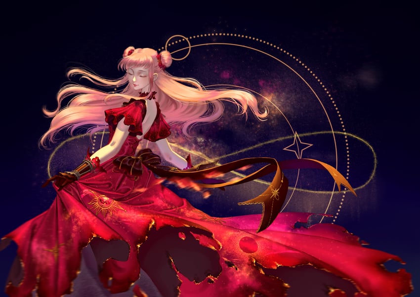 nikki and threads of reunion (nikki and 1 more) drawn by qingniaoyi