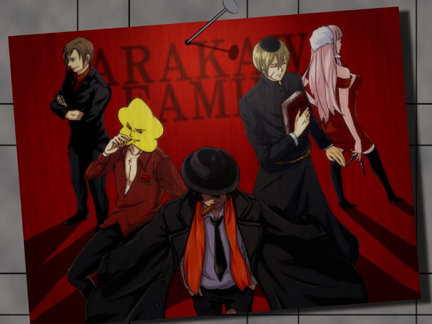 maria, sister, hoshi, ichinomiya kou, and shiro (arakawa under the bridge) drawn by star-dust