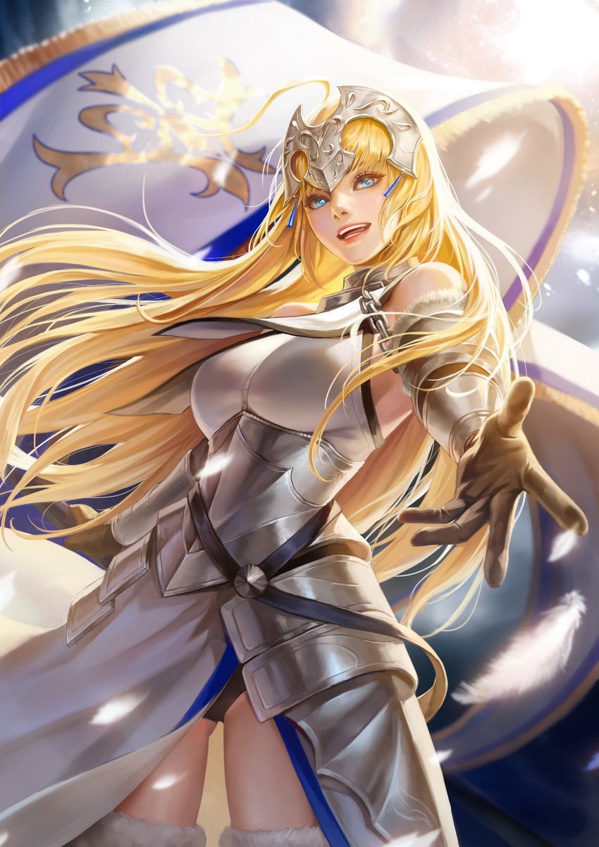 jeanne d'arc (fate and 1 more) drawn by taekwon_kim