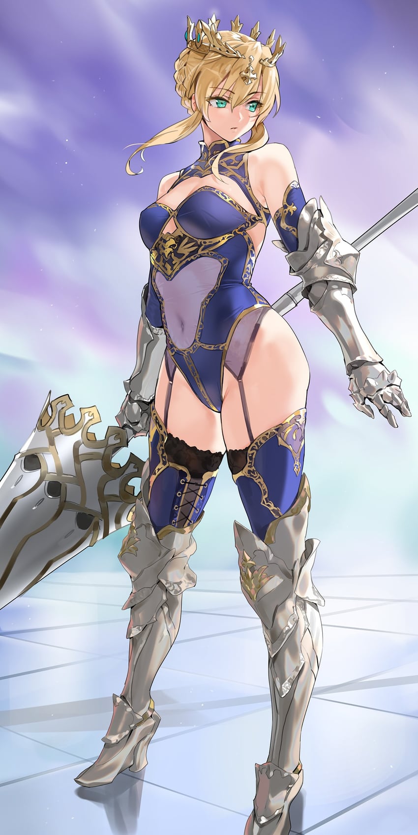artoria pendragon (fate and 1 more) drawn by yd_(orange_maru)
