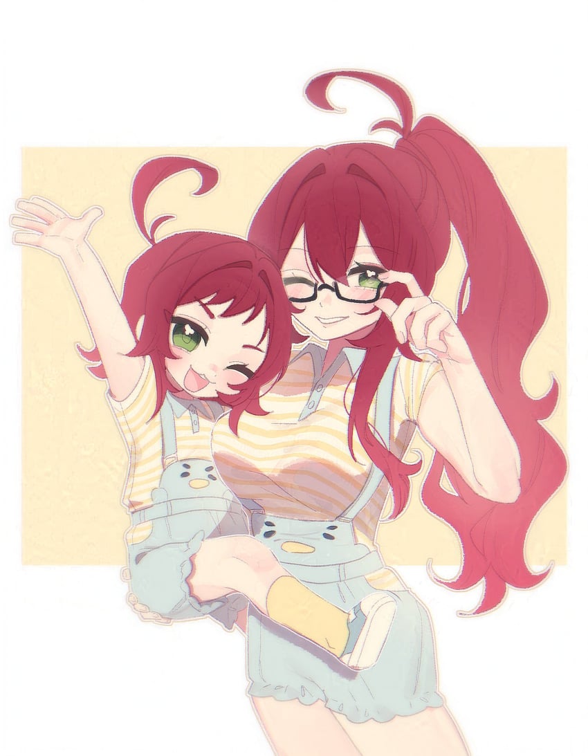 yakuzen kusuri and pentarou (kimi no koto ga dai dai dai dai daisuki na 100-nin no kanojo) drawn by chi_kan100