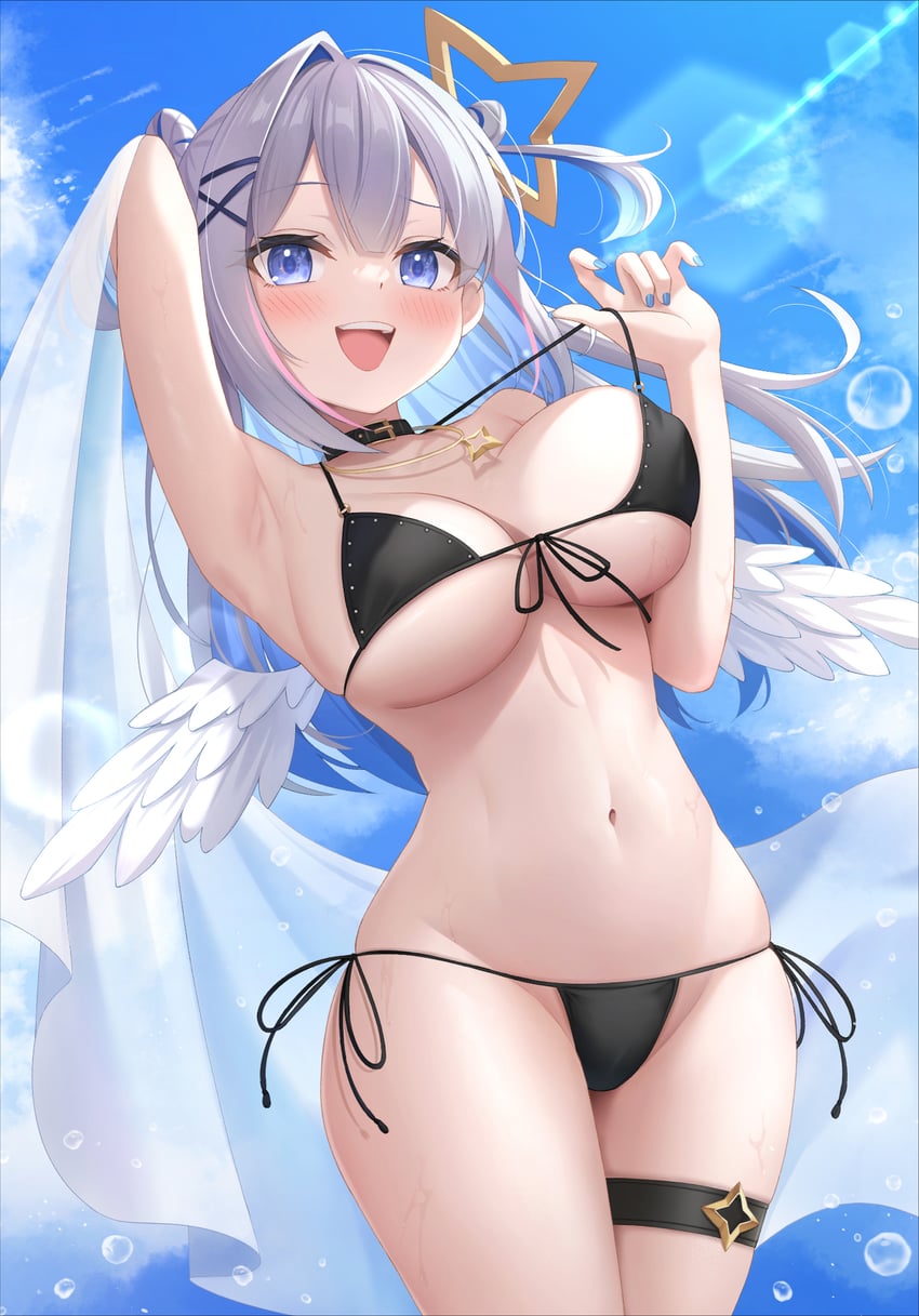 amane kanata (hololive) drawn by keikei_(kitty_colors)