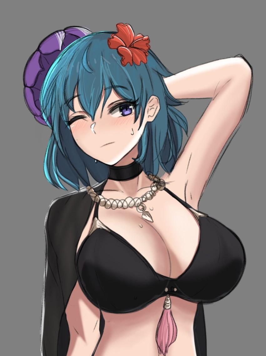 female byleth (fire emblem and 2 more) drawn by desspie