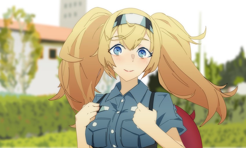 gambier bay, enemy lifebuoy, and hannah steller (kantai collection) drawn by anotsugini_kuruji