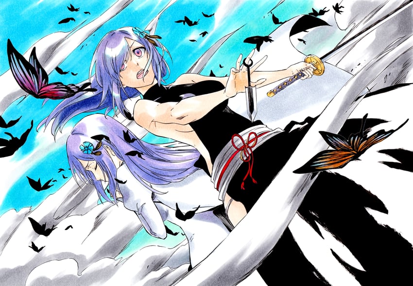 inoue orihime and asano ruri (bleach and 1 more) drawn by ken'ichi_(ken1ro_u)