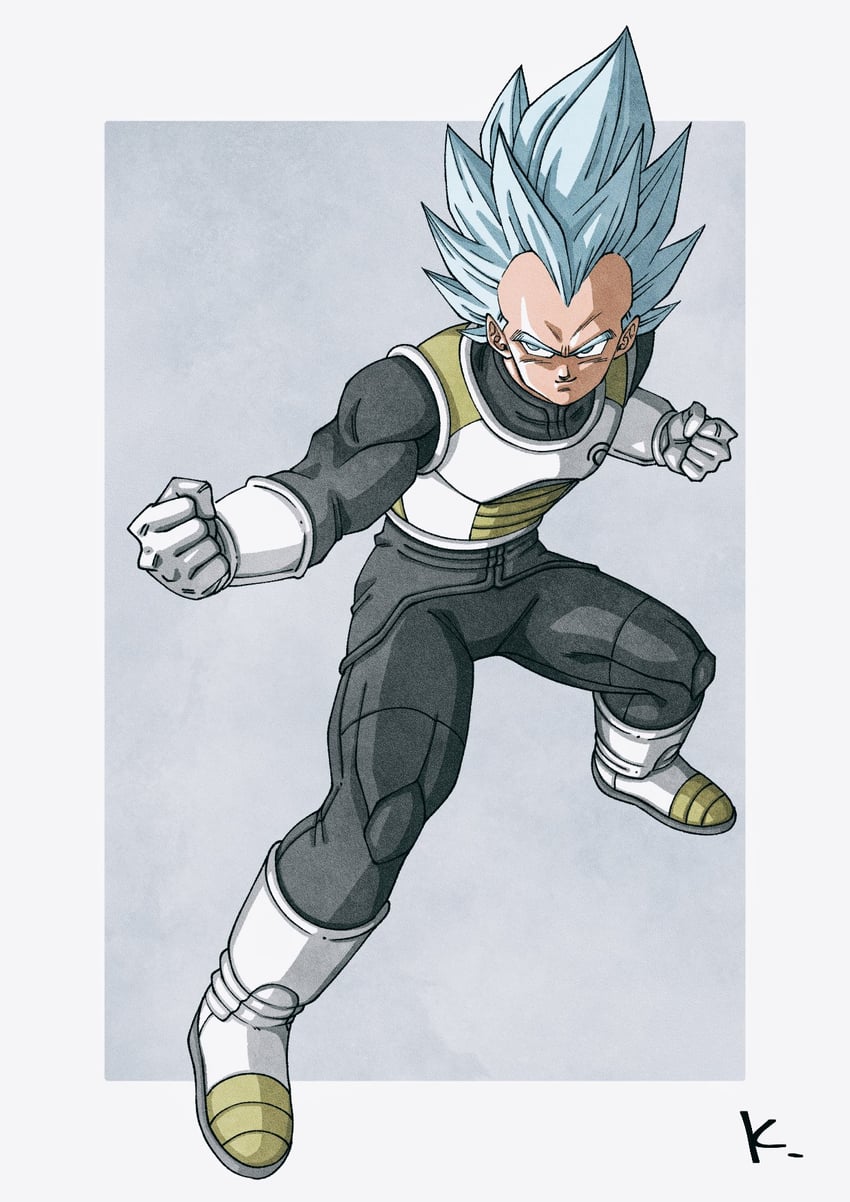 vegeta (dragon ball and 2 more) drawn by kakeru_(dbskakeru)