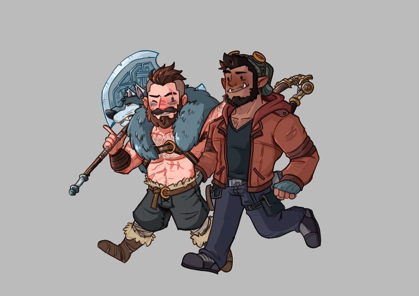 original and 1 more drawn by allo_art