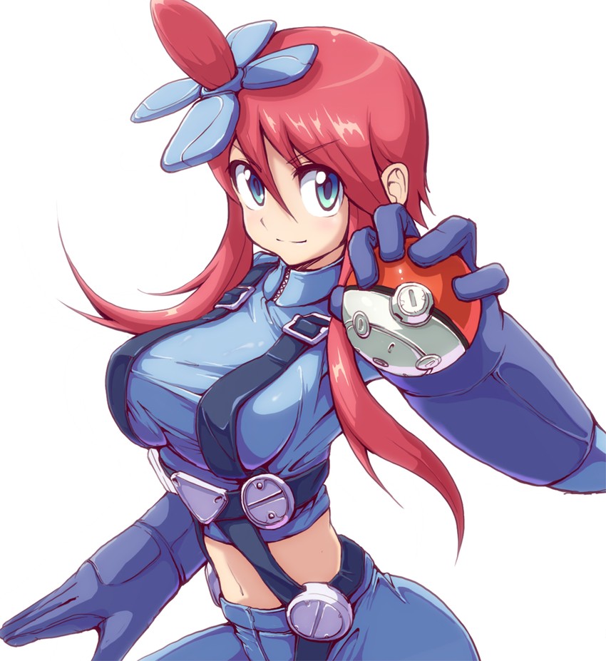 skyla (pokemon and 1 more) drawn by yuusuke_(5yusuke3)