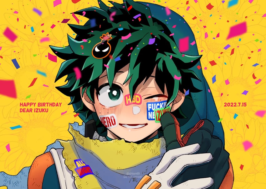 midoriya izuku and bakugou katsuki (boku no hero academia) drawn by meteorabbit_(shion69)