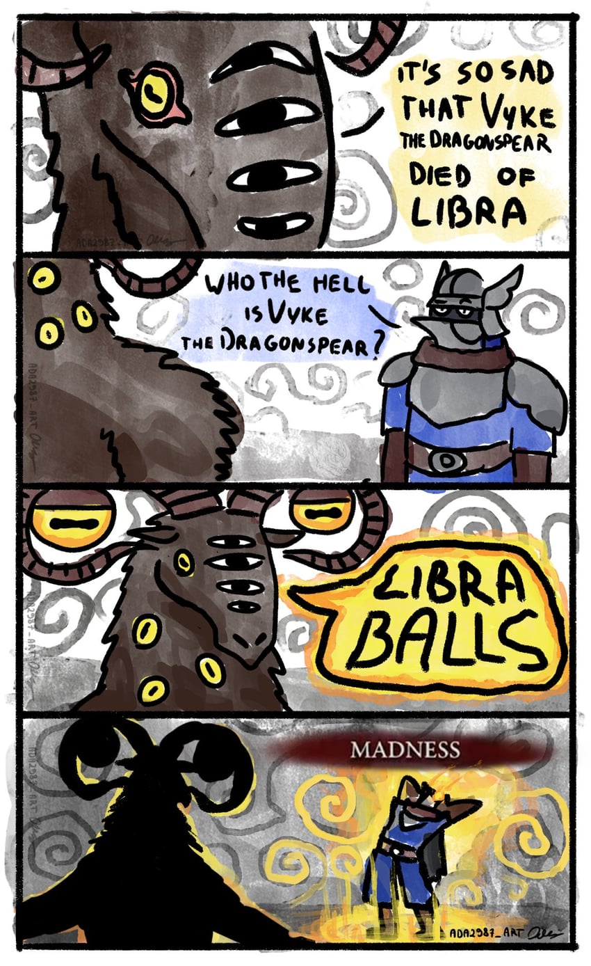 wylder and libra (elden ring and 1 more) drawn by ada2987_art
