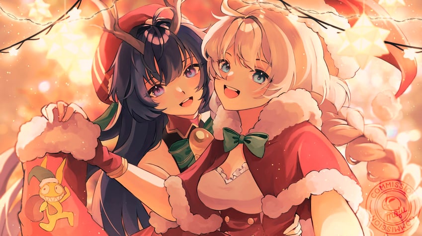 kiana kaslana, raiden mei, and homu (honkai and 1 more) drawn by mofumanju