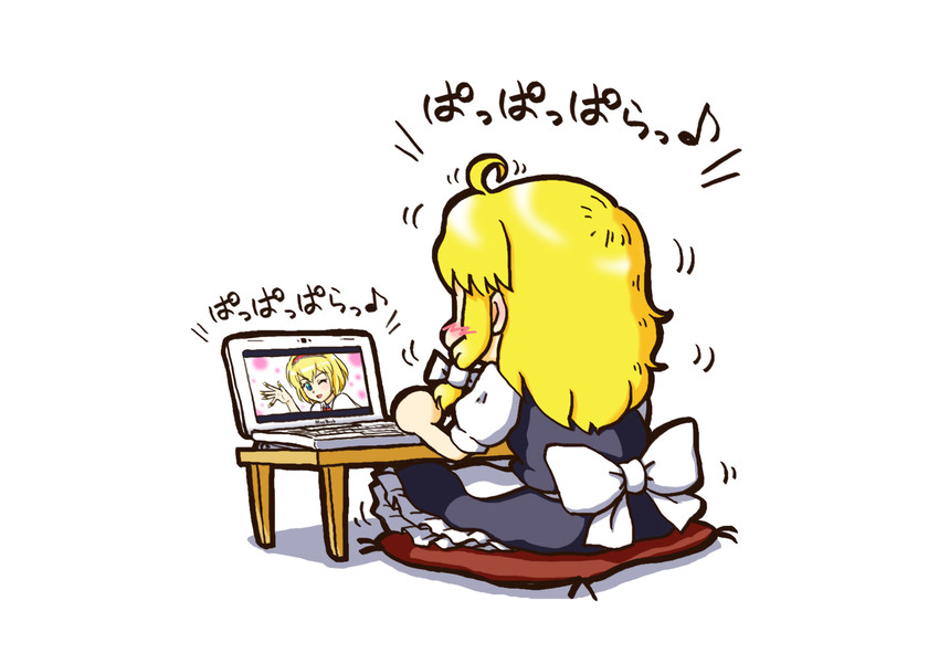kirisame marisa and alice margatroid (touhou) drawn by takami_(manda)