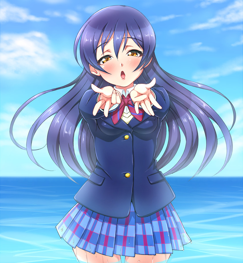 sonoda umi (love live! and 1 more) drawn by yoohi