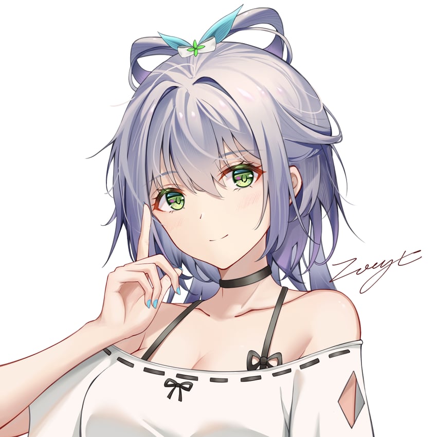 luo tianyi (vocaloid and 1 more) drawn by zoooyt
