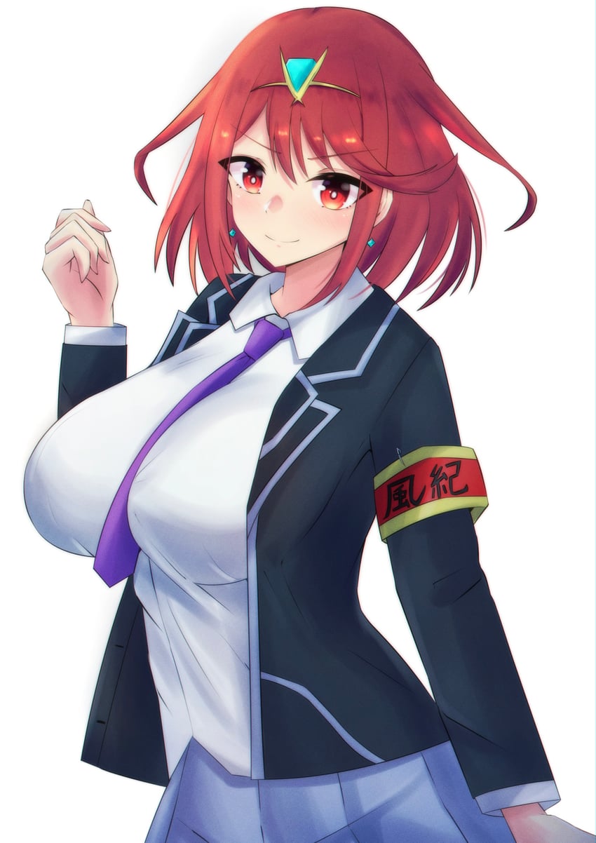 pyra (xenoblade chronicles and 2 more) drawn by latte_(latte_daruta2)