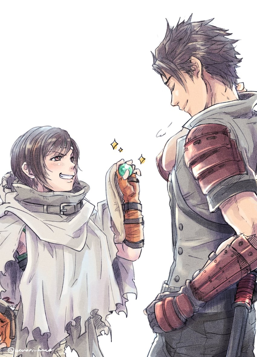 yuffie kisaragi and sonon kusakabe (final fantasy and 2 more) drawn by warori_anne