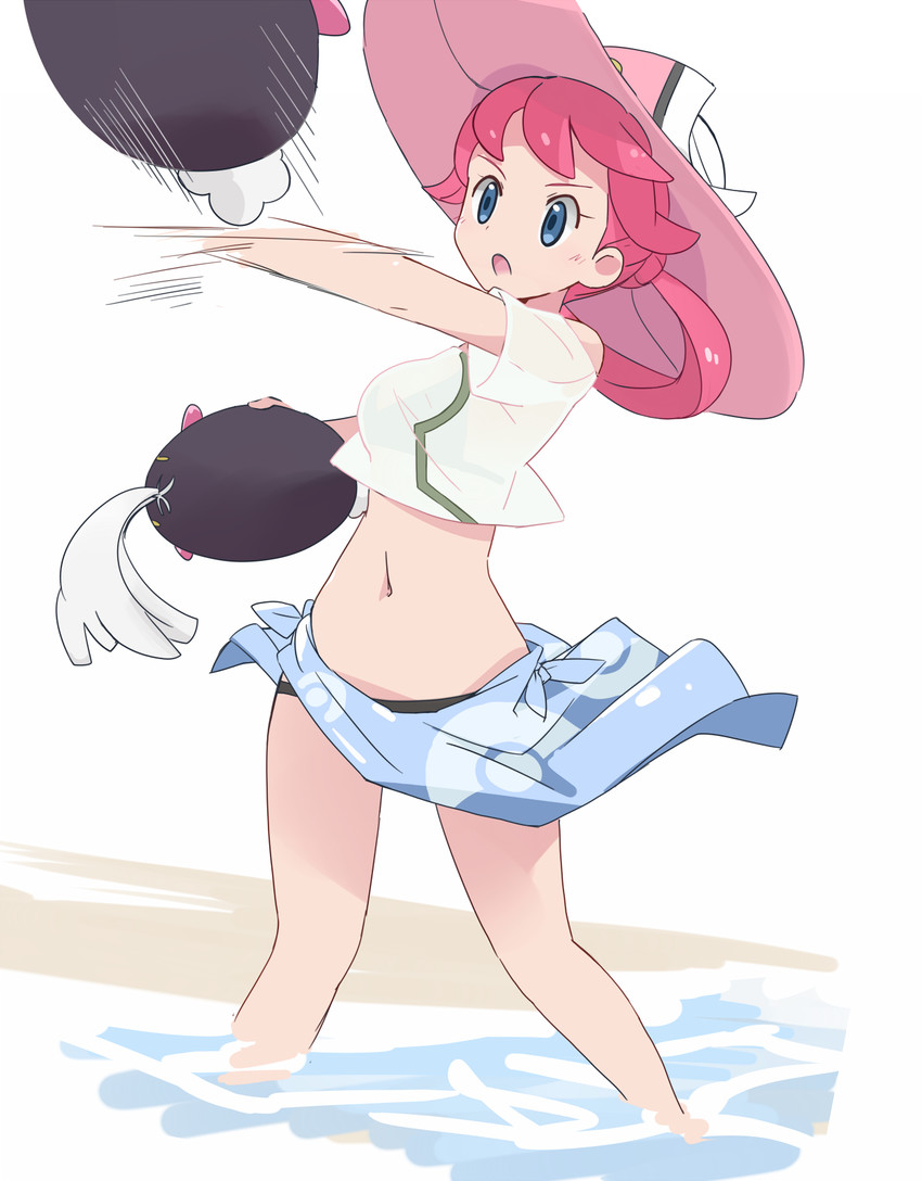 pyukumuku and joy (pokemon and 1 more) drawn by nagitaro