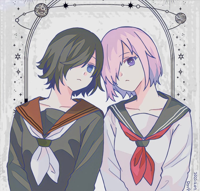 mash kyrielight and tachie (fate and 2 more) drawn by drrr-shizu0304