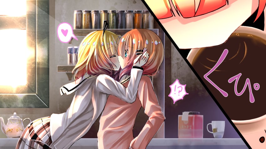 hoto cocoa and kirima syaro (gochuumon wa usagi desu ka?) drawn by namazu_(6097232)